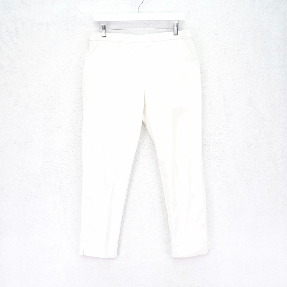 Vince Camuto Legging Pants White -8 32 / 25.5- Mid Rise Cotton Spandex